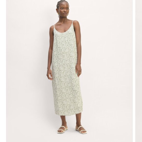 NWT Everlane Patterned Summer Slip Dress 12 - Picture 1 of 5